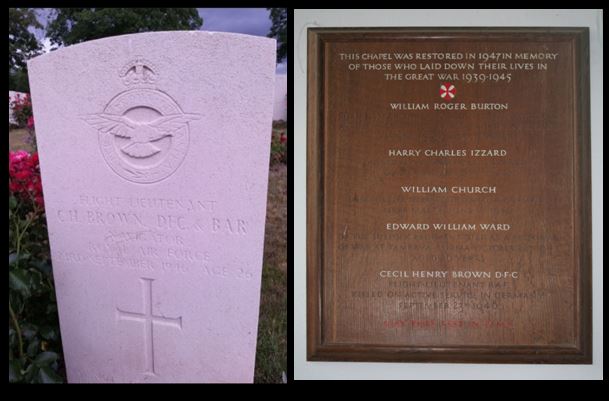 Cecil Henry Brown Headstone and Memorial Plaque