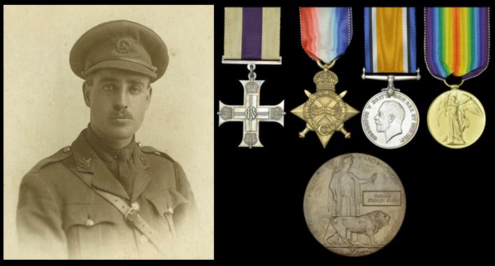 Thomas Stanley Silby portrait and medals