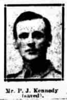 P J Kennedy - saved from te Miura wreck