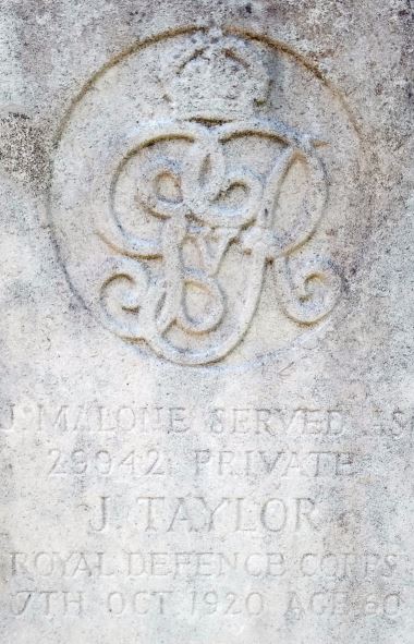 James Malone aka Kames Taylor headstone Cathays Cemetery