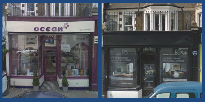 53 Wellfield Road, Ocean Hairdressing and Bang &amp; Olufsen