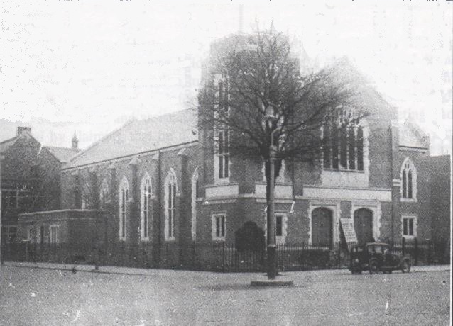 Albany Road Baptist Church at the time of opening in 1932