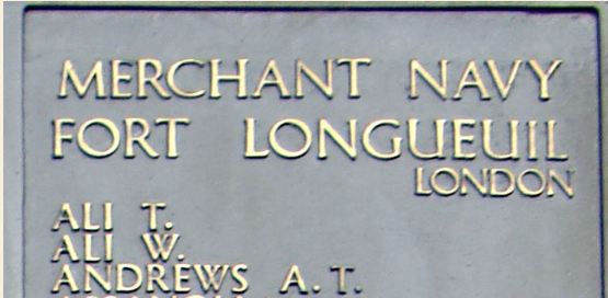 Tower Hill Memorial Arthur Thomas Andrews