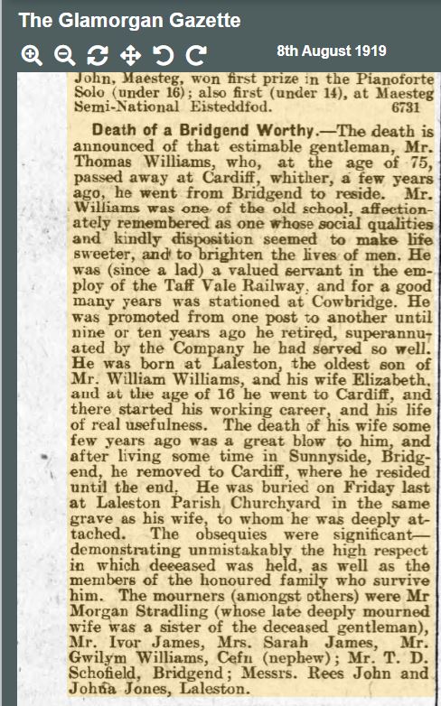 Thomas Williams Laleston