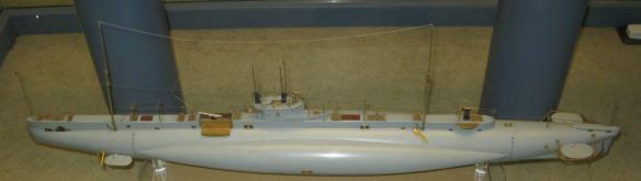 Model of an E Class submarine