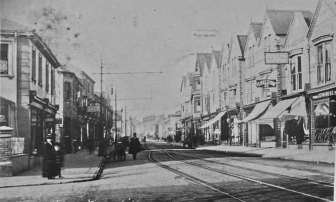 City Road around 1912 near the junction with The Parade.