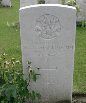 Walter Henry Batchelor Headstone -(photo credit -  Find a Grave)
