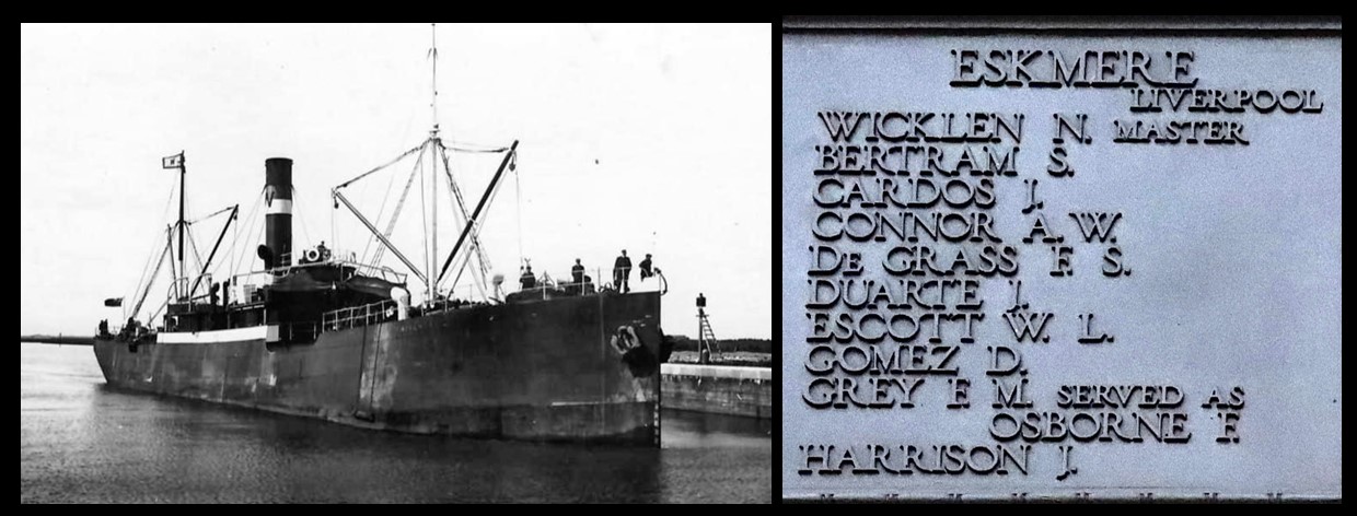 Francis Morris Grey Eskdale and Tower Hill Memorial (pic credit bengidog.co.uk )