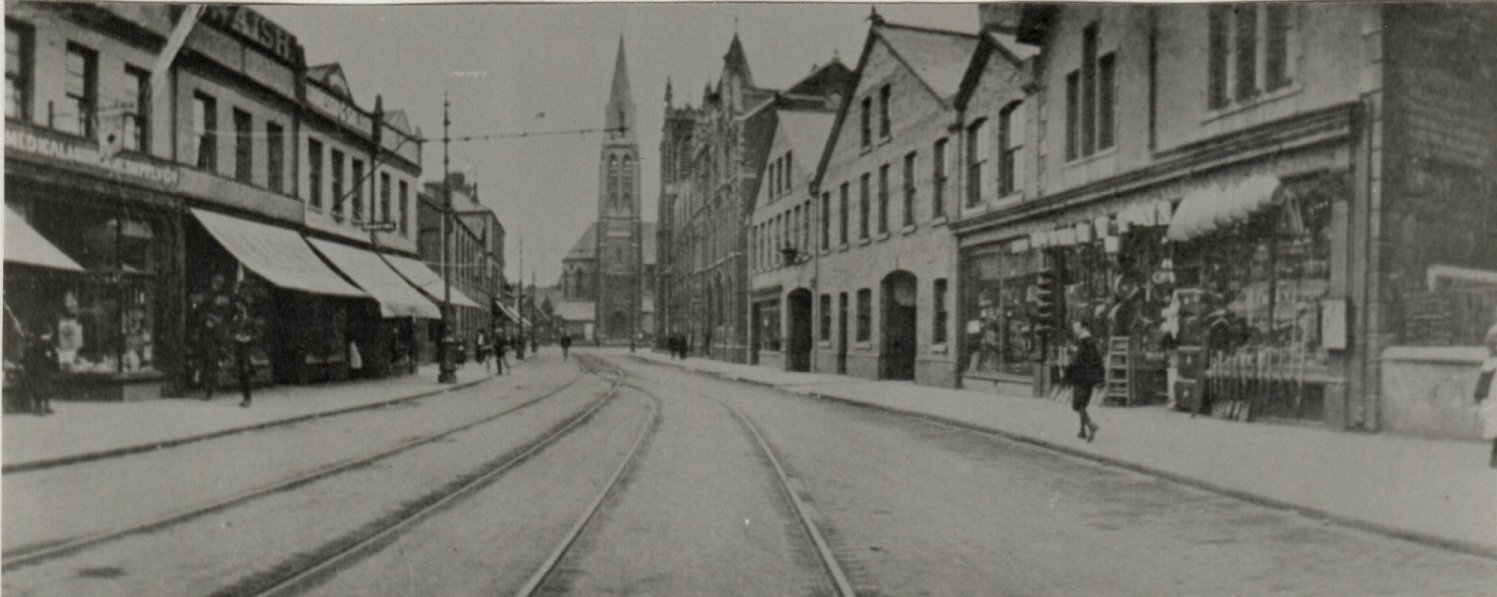 City Road 1908 looking towards Newport Road from junction with the Parade