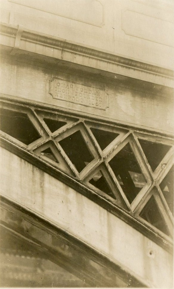 Charles Jordon bridge over Newport Road built in 1857